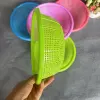 【 Zone 3-9 】216 Milan 400/ piece Household plastic vegetable washing basket, rice washing basket, draining basket, fruit and vegetable basket, water filter sieve, kitchen vegetable washing sieve, fruit sieve Application Scenario